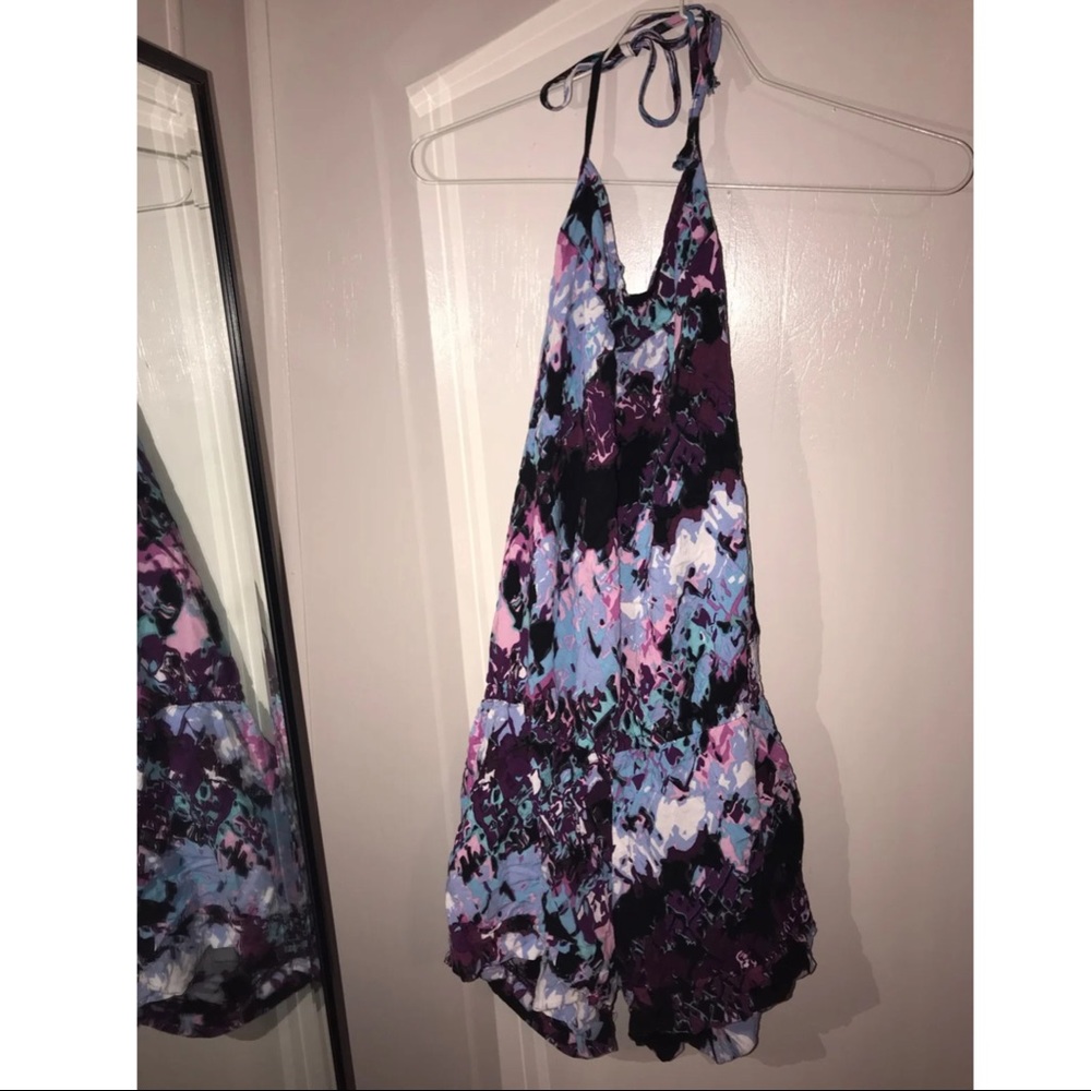 Halter / spaghetti strap romper